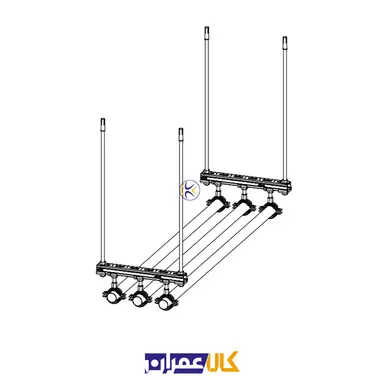 بست روکش دار دو پیچ ½1 اینچ کانکت