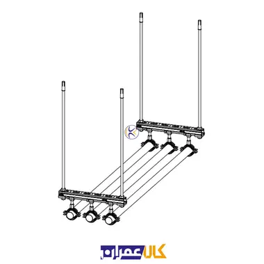 بست روکش دار تک پیچ 1/2 اینچ کانکت