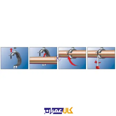 بست روکش دار تک پیچ 1/2 اینچ کانکت