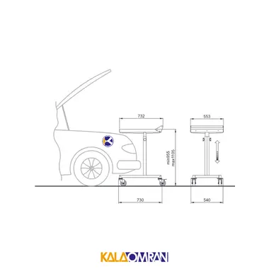 جعبه ابزار مونتاژ کاری شاهرخ ابزار کد ME920