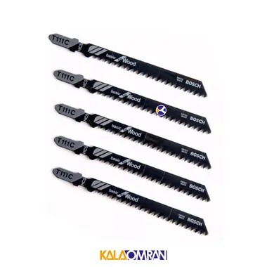 مجموعه 5 عددی تیغ اره عمود بر چوب مدل T111C بوش