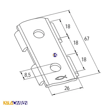 اتصال تخت طولی SV 31 فیشر
