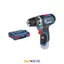 دریل پیچ گوشتی شارژی مدل GSR 12V-15 FC بوش