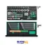 جعبه ابزار آهنی سبز 99 پارچه مدل GCAZ0038 تاپ تول Toptul