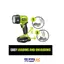 چراغ قوه شارژی 18 ولت مدل WD046610180 ویدو