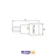 قیمت بکس آلن تکی 1/4 اینچ مدل BCDA08 تاپ تول