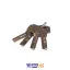 قفل آویز 75 سوپر روکشدار 032 گیرا