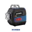 تراز لیزری شارژی مدل 3D600L-G هیوندای