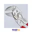 آچار همه کاره 6 اینچ دسته دو رنگ مدل 8605150 کنیپکس