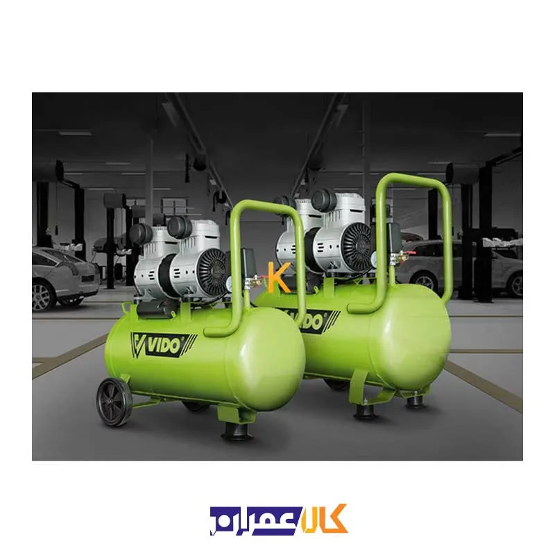 کمپرسور باد سایلنت 24 لیتری مدل WD060212415 ویدو