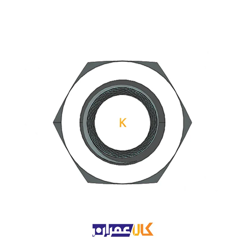 مهره شش گوش سایز 36 میلی متر
