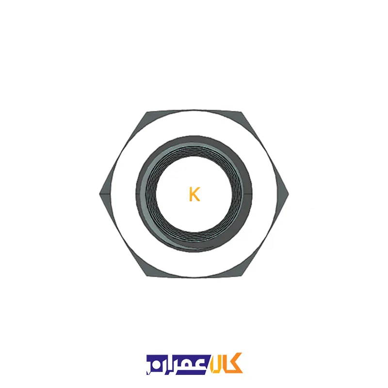 مهره شش گوش سایز 24 میلی متر