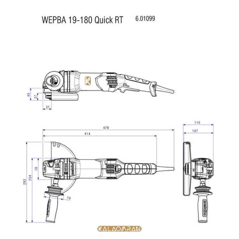 فرز آهنگری متابو مدل WE 19-180 QUICK RT