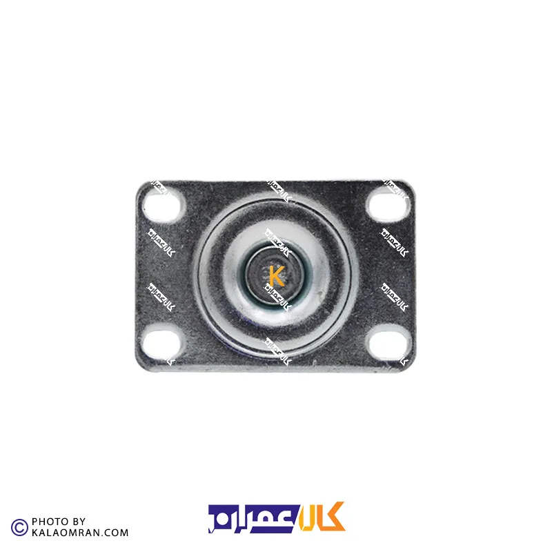 چرخ گردان لوکس نارنجی پایه سفید سایز 7.5