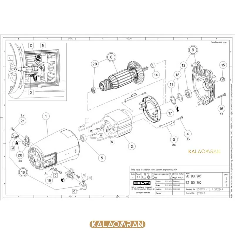 دریل کرگیری DD 200 هیلتی