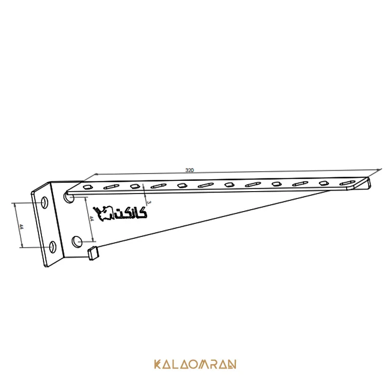 دستک لچکی دو طرفه