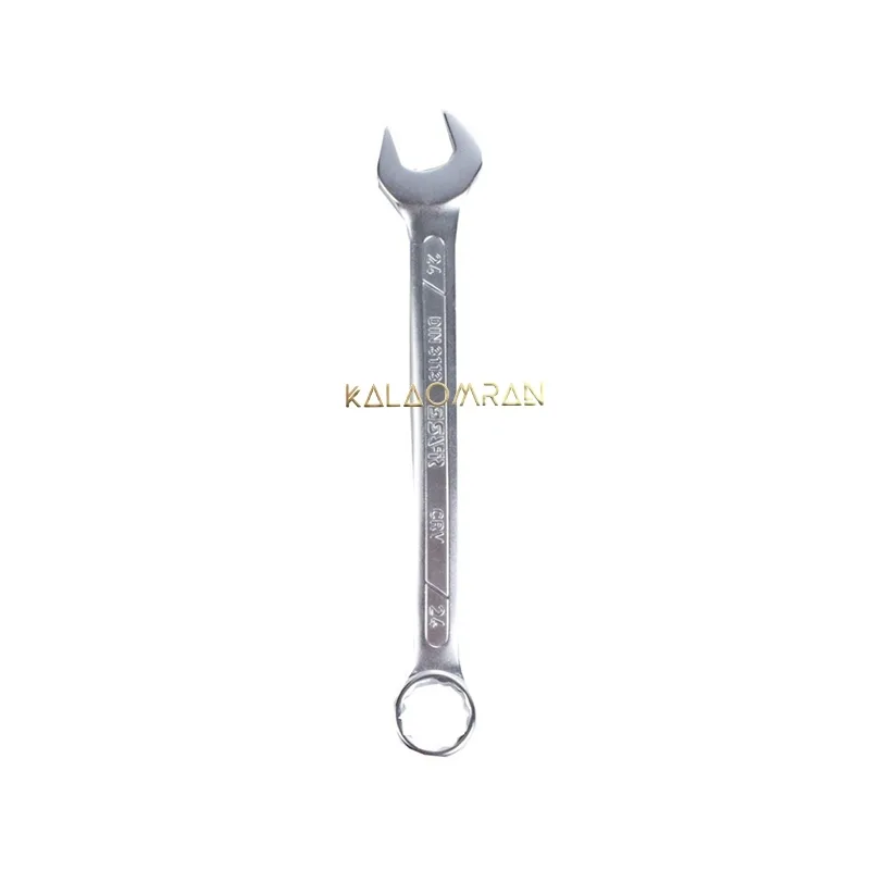 آچار یک سر تخت و یک سر رینگ سفیر سایز 24