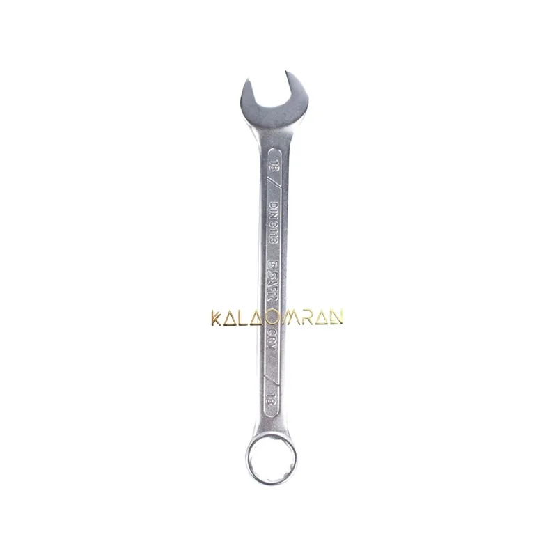 آچار یک سر تخت و یک سر رینگ سفیر سایز 18