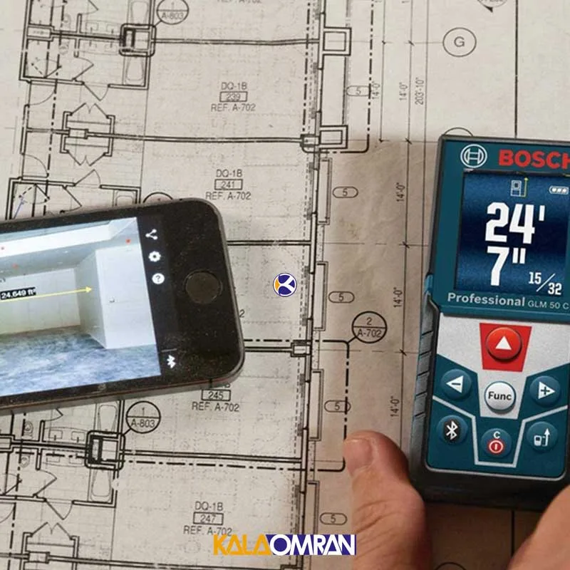 متر لیزری مدل GLM 50 C بوش