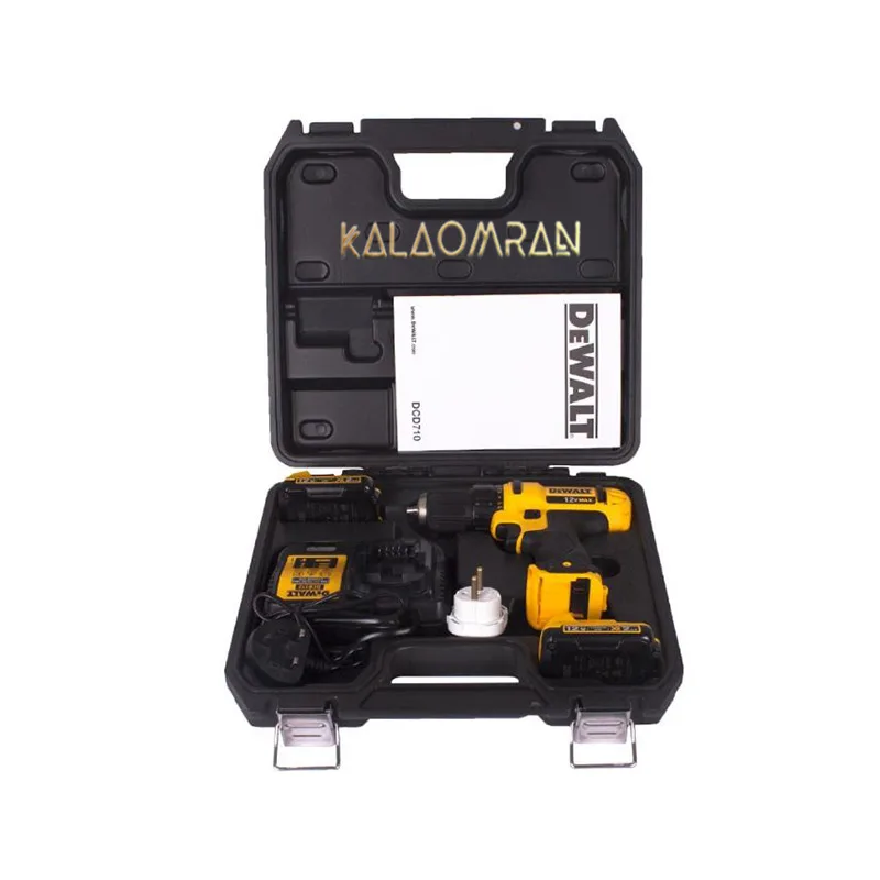 دریل پیچ گوشتی شارژی مدل DCD710 دیوالت