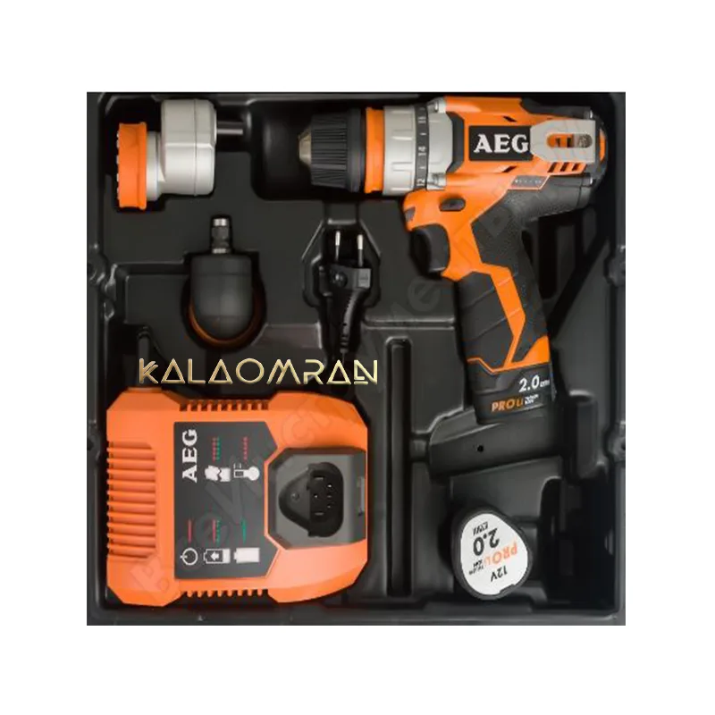دریل پیچ گوشتی شارژی آاگ مدل BBS 12C2 Li-Kit