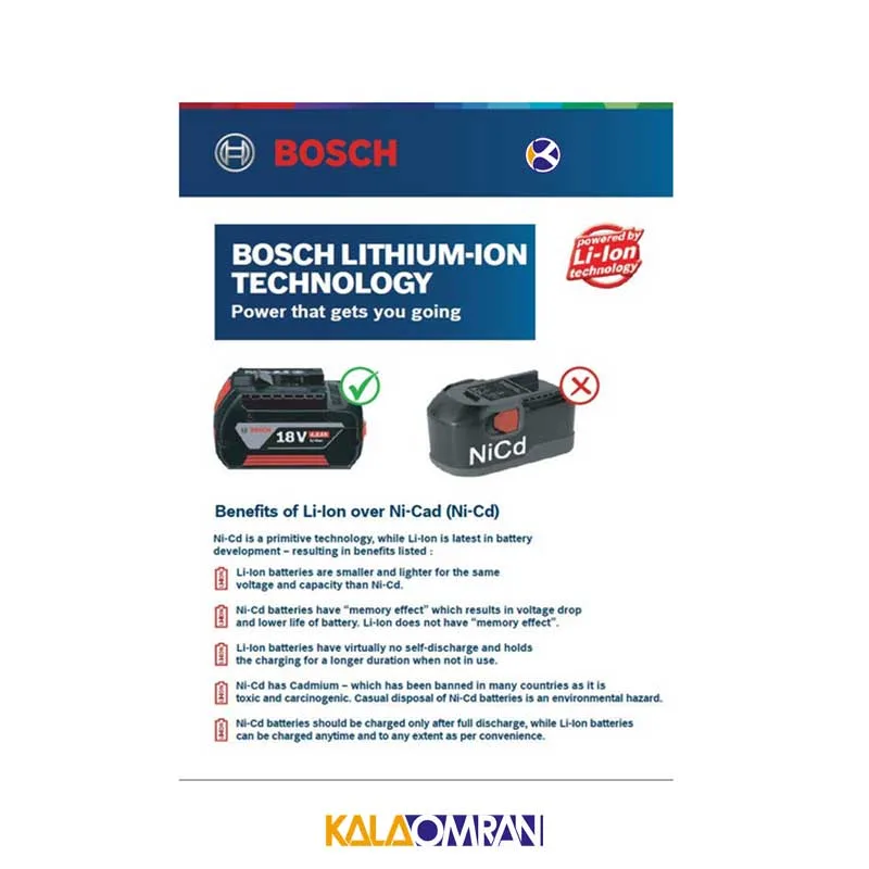 دریل پیچ گوشتی شارژی مدل GSR 120-LI بوش