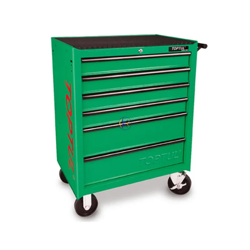 جعبه ابزار 6 کشو چرخ دار بدون ابزار مدل TCAJ0601 تاپ تول Toptul
