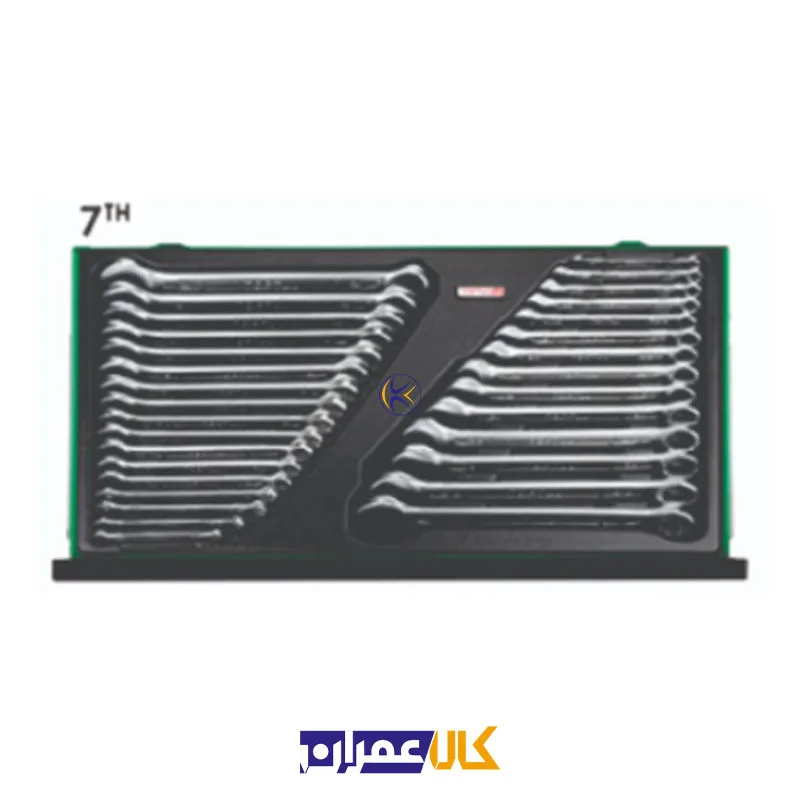 جعبه ابزار رومیزی 9 کشو 186 پارچه مدل GCBZ186A تاپ تول Toptul