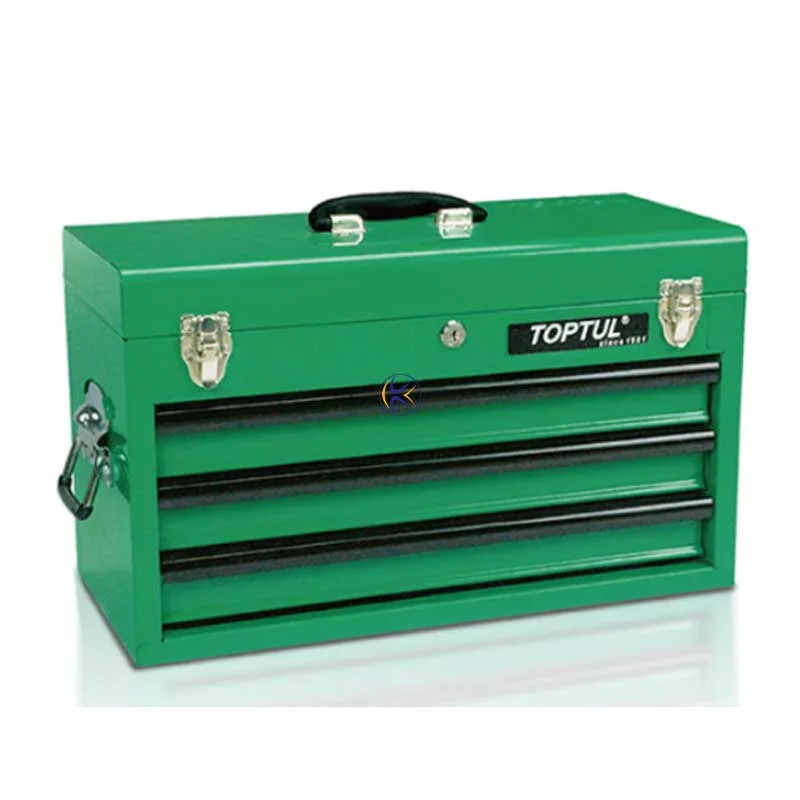 جعبه ابزار آهنی سبز 99 پارچه مدل GCAZ0038 تاپ تول Toptul