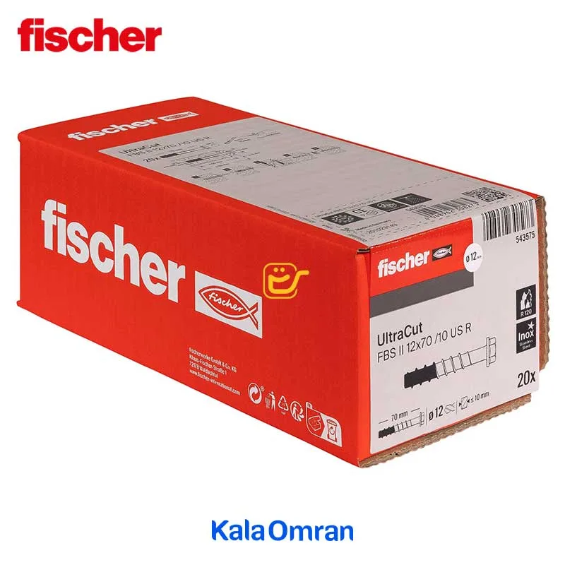 پیچ بتن استیل UltraCut FBS II US R فیشر