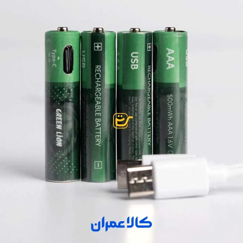 باتری قابل شارژ AAA گرین لاین مدل GNRGBAAA