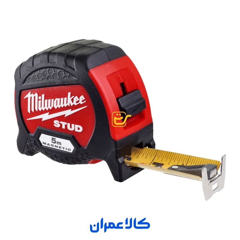 متر نواری مغناطیسی ۵ متری STUD میلواکی مدل 4932478794 همراه دربازکن