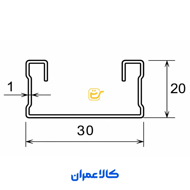 پروفیل CL-G-30-20 سازه عمران