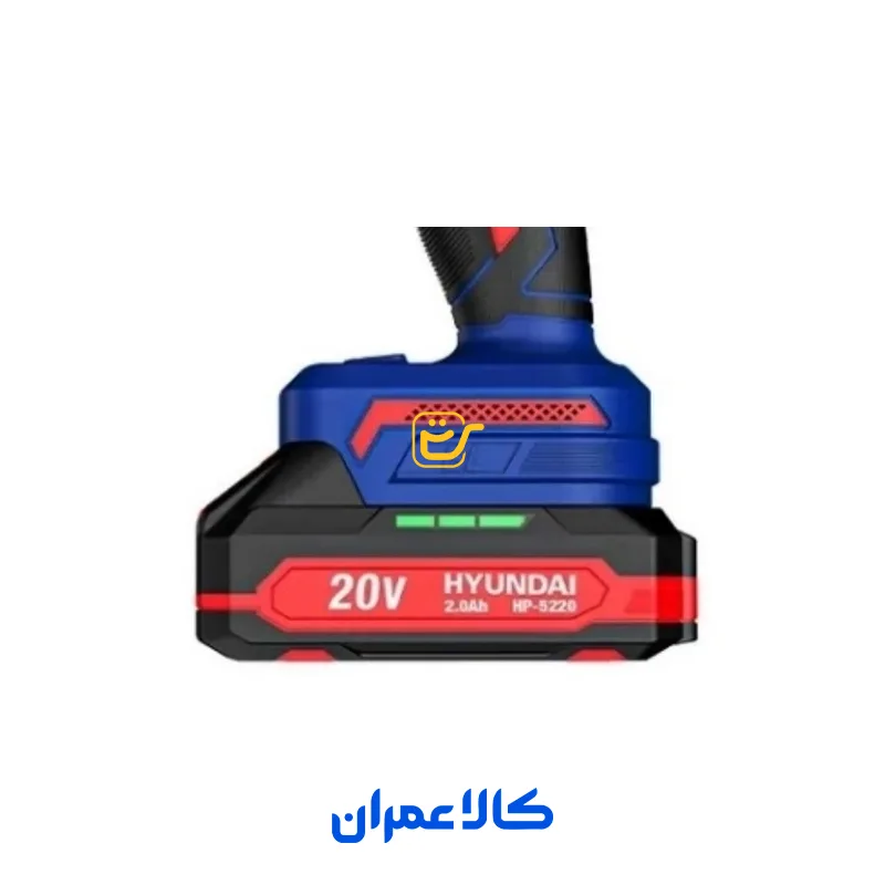 دریل شارژی چکشی براشلس مدل HP-5220 هیوندای