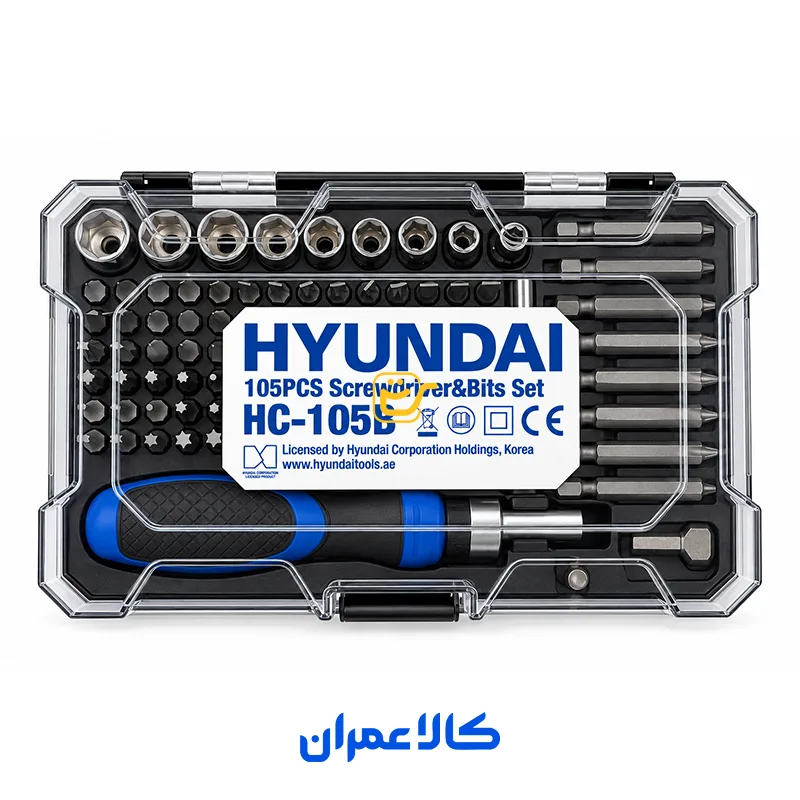 ست سر پیچ گوشتی 105 عددی مدل HC-105B هیوندای