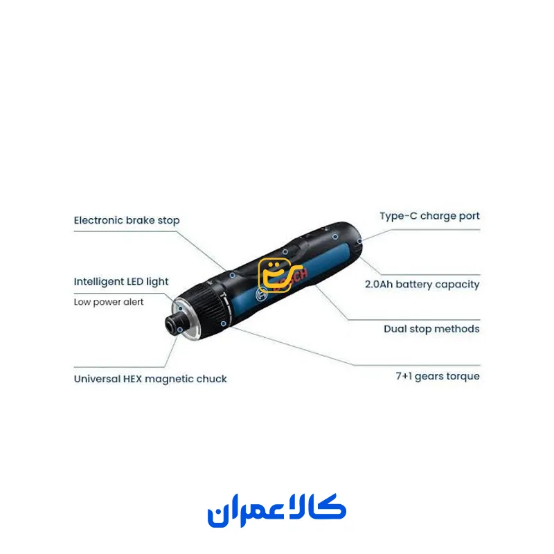 پیچ گوشتی شارژی 3.6 ولت مدل GO 3 بوش 