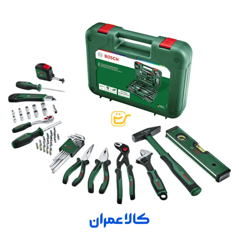 مجموعه 52 عددی ابزار دستی فوق حرفه ای مدل 1600A02BY7 بوش