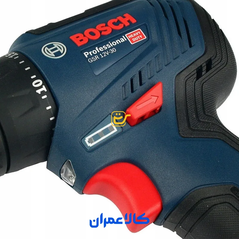 دریل پیچ گوشتی شارژی براشلس 12 ولت مدل GSR 12V-30 بوش