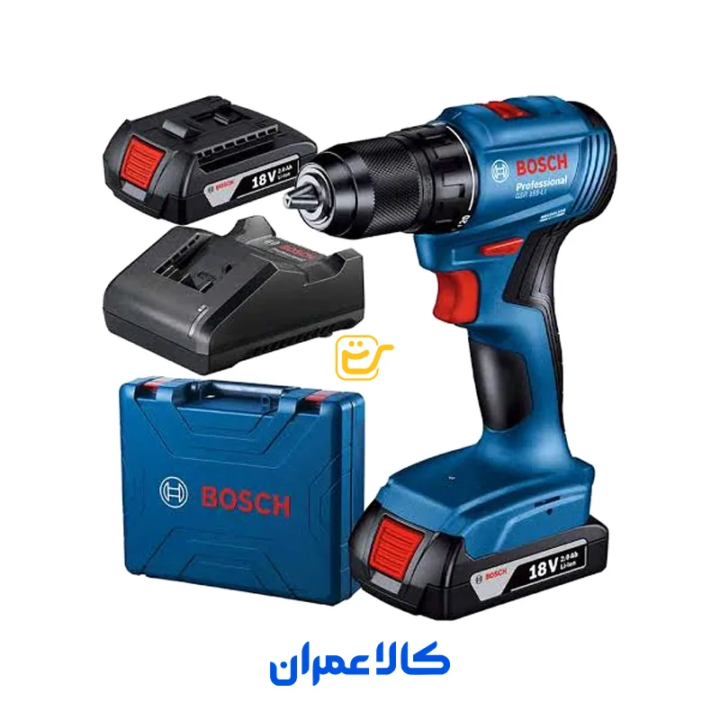 دریل پیچ گوشتی شارژی براشلس 18 ولت مدل GSR 185-LI بوش