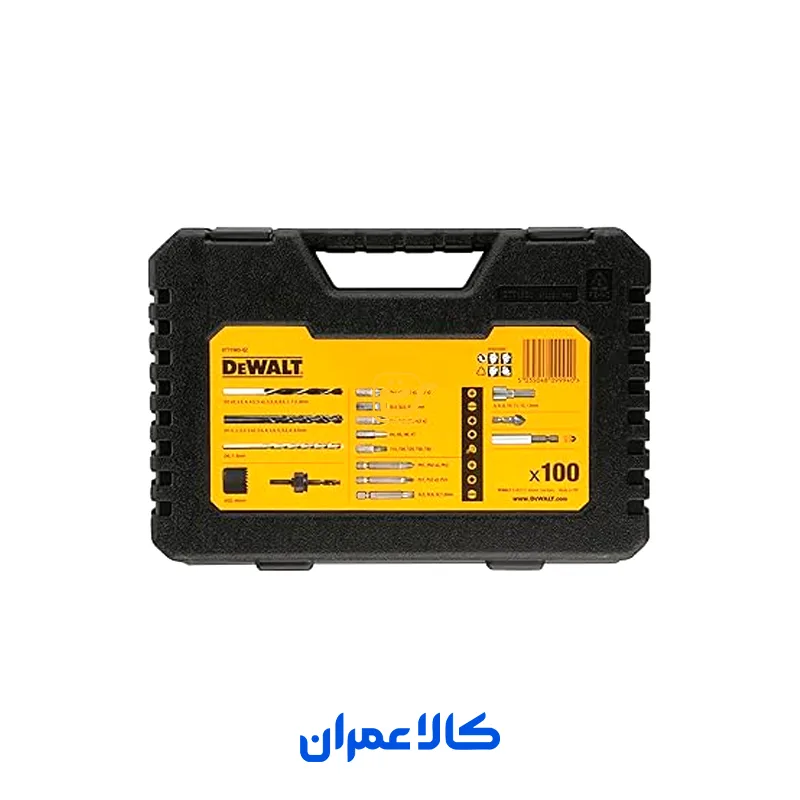 ست مته و سر پیچ گوشتی 100 عددی مدل DT71563-QZ دیوالت