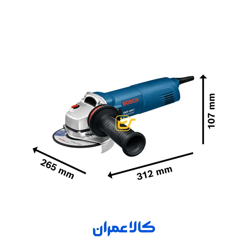 مینی فرز 1400 وات مدل GWS-1400 بوش