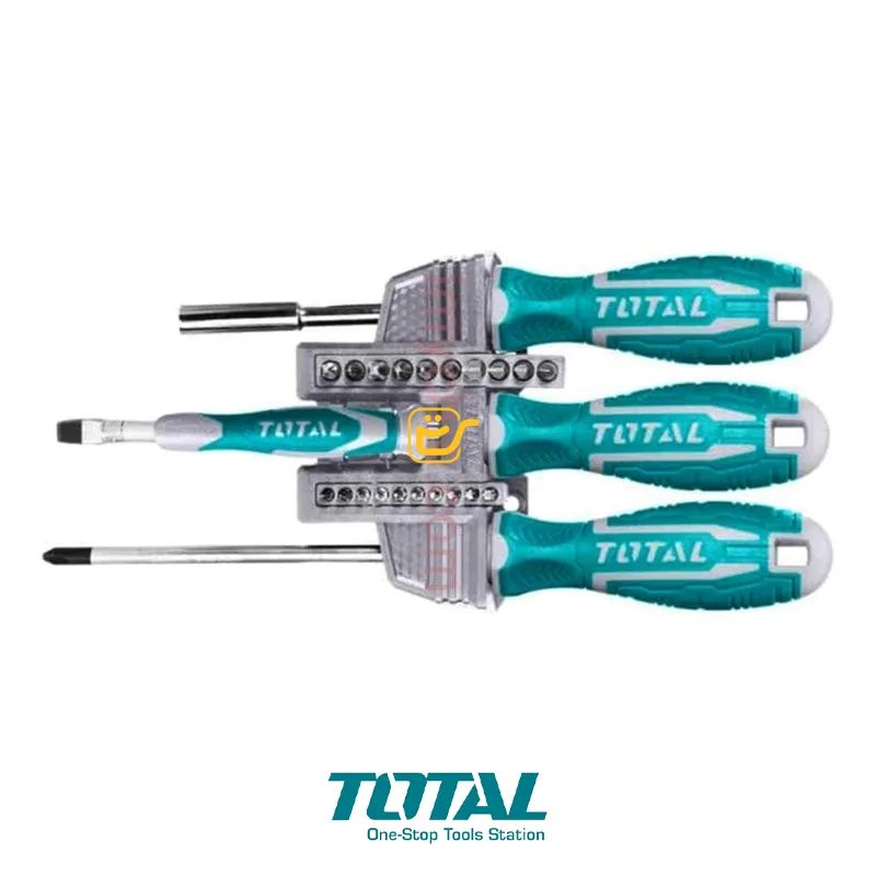مجموعه 24 عددی پیچ گوشتی و بیت مدل TACSD302462 توتال