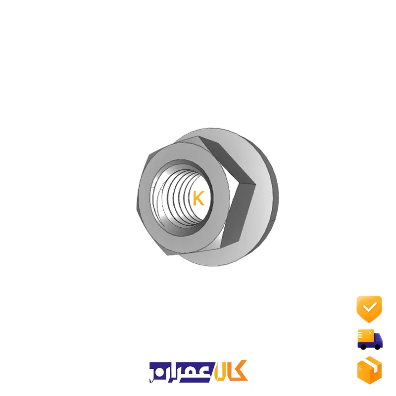 مهره واشر دار سایز 16 میلی متر