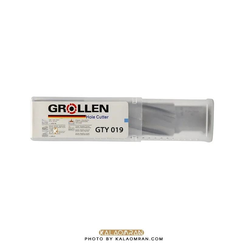 مته گردبر سر الماسه TCT سایز 19 گرولن