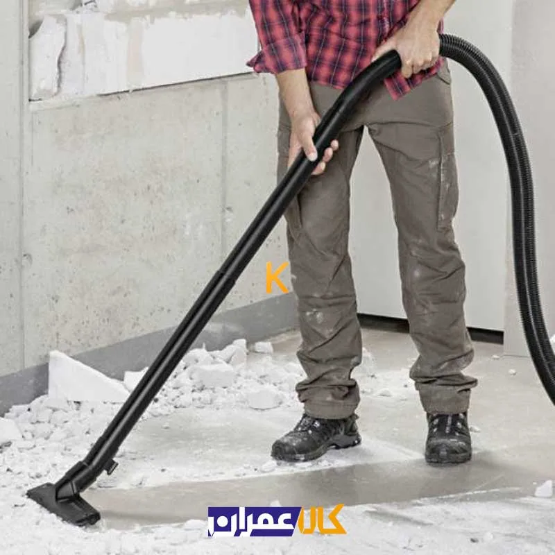 جارو برقی صنعتی آب و خاک WD6 P Premium کارشر با وزن 9.5 کیلوگرم