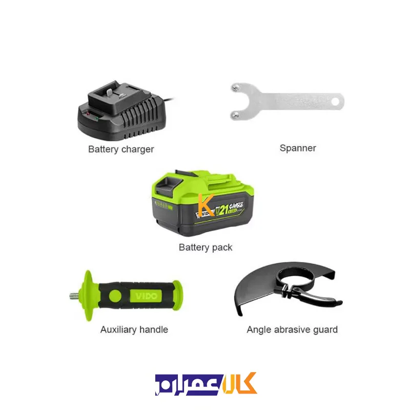 مینی فرز شارژی 21 ولت مدل WD040550210 ویدو