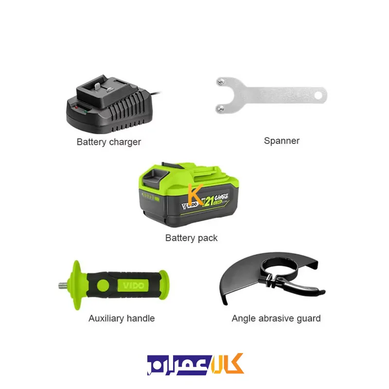 مینی فرز شارژی 21 ولت مدل WD040540210 ویدو