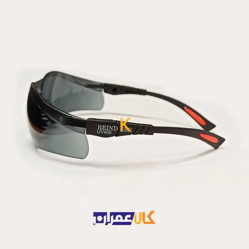 عینک ایمنی دودی مدل FX-3005-S ریندر Reindeer