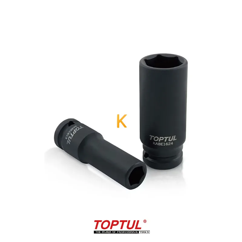 بکس تکی مشکی 1/2 اینچ بلند 6 پر مدل KABE16 تاپ تول
