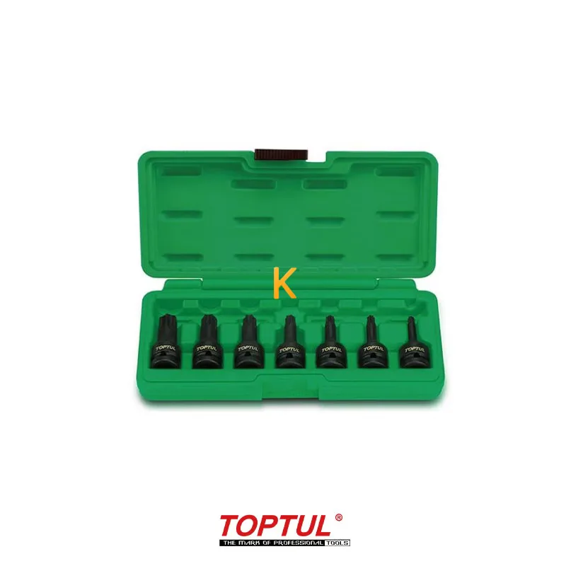 جعبه بکس ستاره ای فشار قوی 7 پارچه 1/2 اینچ مدل GDAI0701 تاپ تول